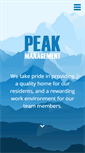 Mobile Screenshot of peak-management.com